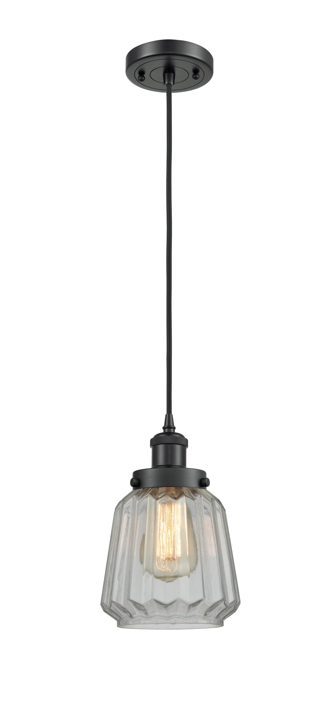 Innovations Lighting Chatham 6" Mini Pendant - Matte Black Mini-Pendants Innovations Lighting   