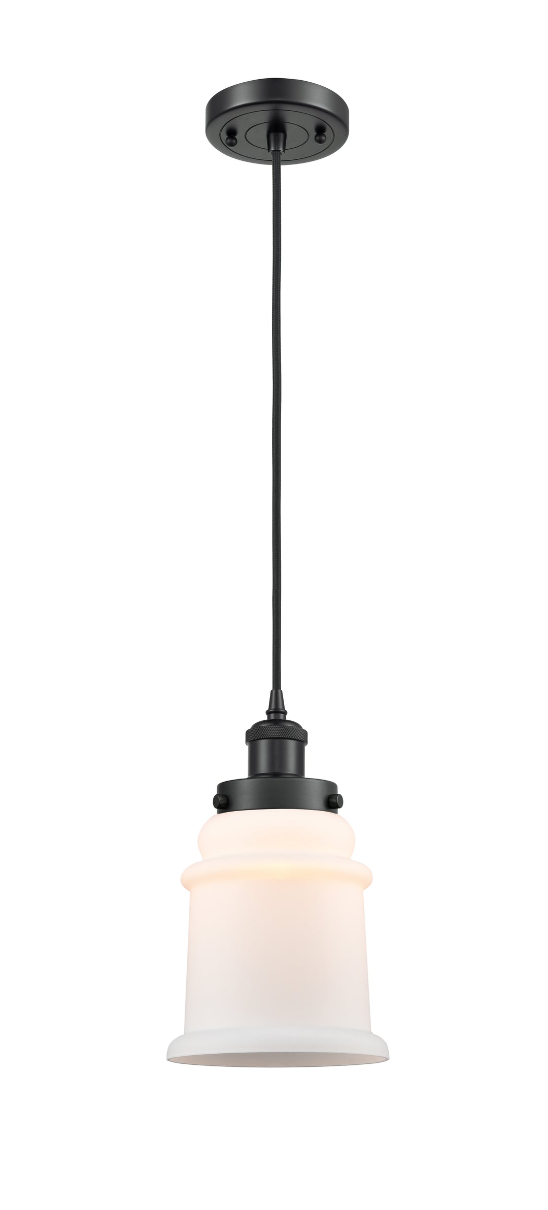 Innovations Lighting Canton 6" Mini Pendant - Matte Black Mini-Pendants Innovations Lighting   