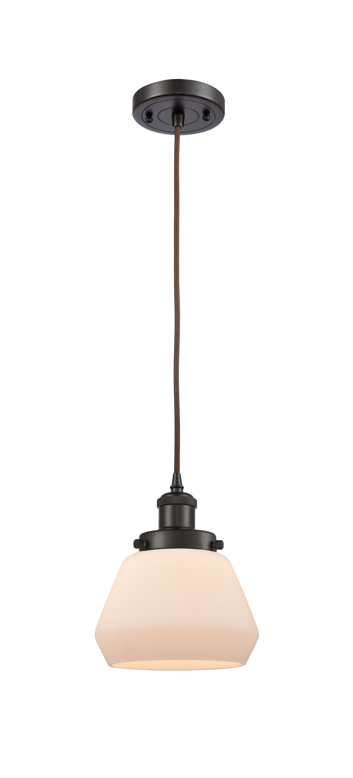 Innovations Lighting Fulton 6" Mini Pendant - Oil Rubbed Bronze