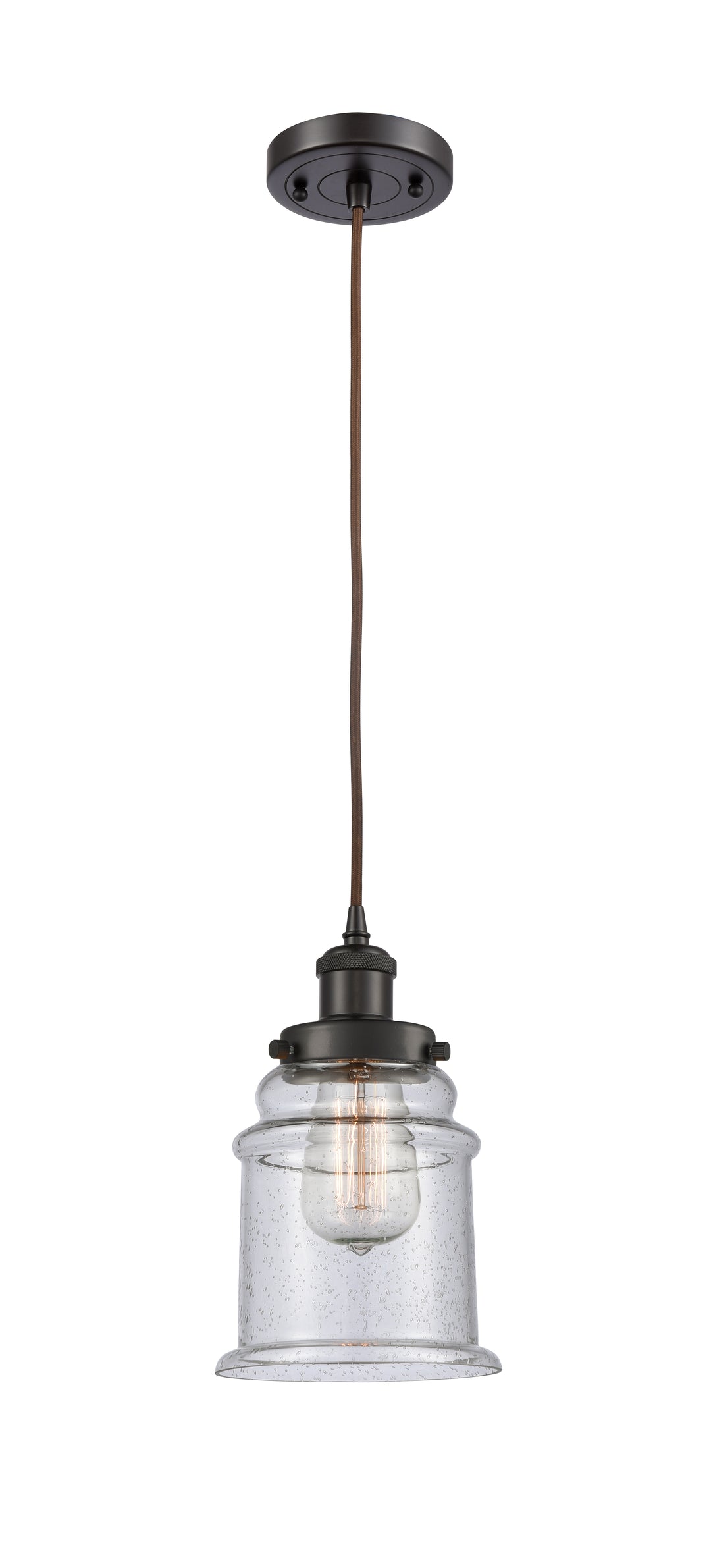 Innovations Lighting Canton 6" Mini Pendant - Oil Rubbed Bronze Mini-Pendants Innovations Lighting   