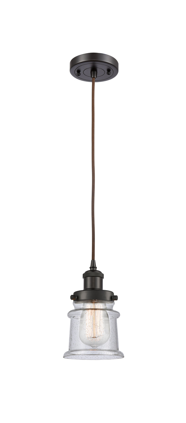 Innovations Lighting Canton 5" Mini Pendant - Oil Rubbed Bronze Mini-Pendants Innovations Lighting   