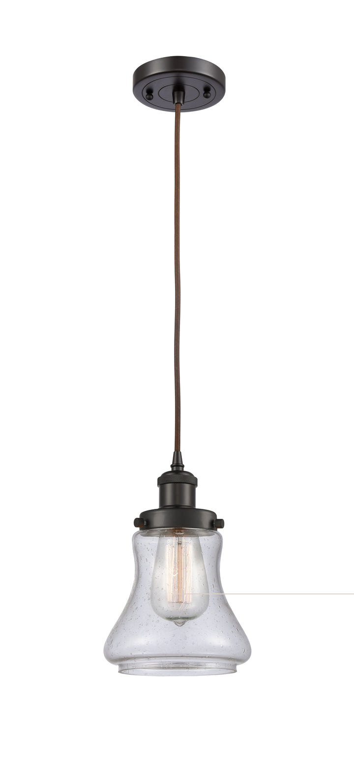 Innovations Lighting Bellmont 6" Mini Pendant - Oil Rubbed Bronze Mini-Pendants Innovations Lighting   