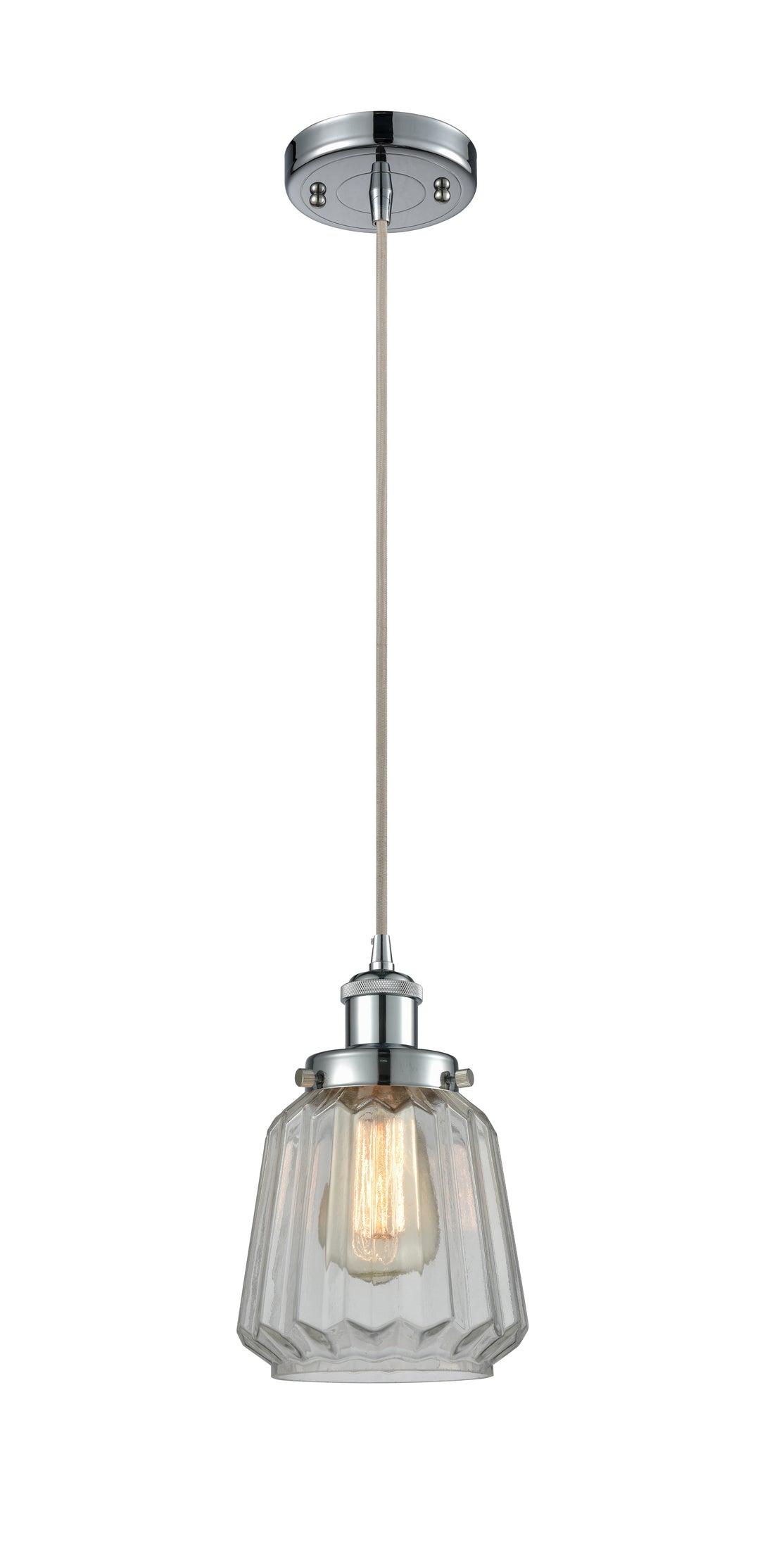 Innovations Lighting Chatham 6" Mini Pendant - Polished Chrome Mini-Pendants Innovations Lighting   