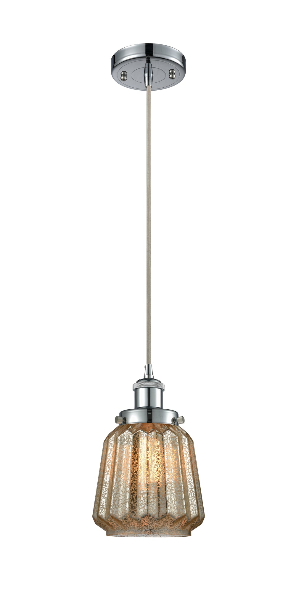 Innovations Lighting Chatham 6" Mini Pendant - Polished Chrome Mini-Pendants Innovations Lighting   