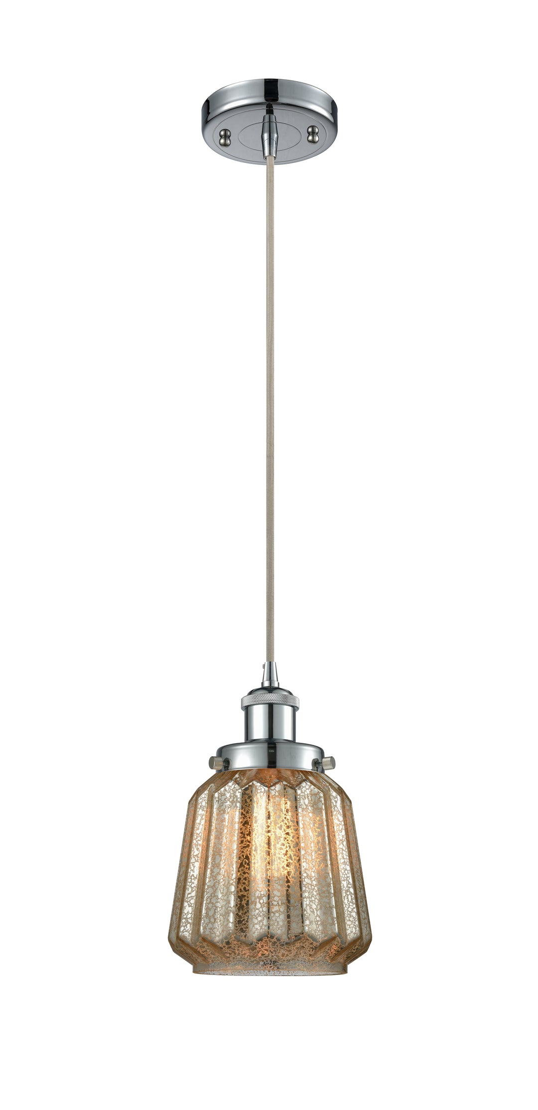 Innovations Lighting Chatham 6" Mini Pendant - Polished Chrome Mini-Pendants Innovations Lighting   