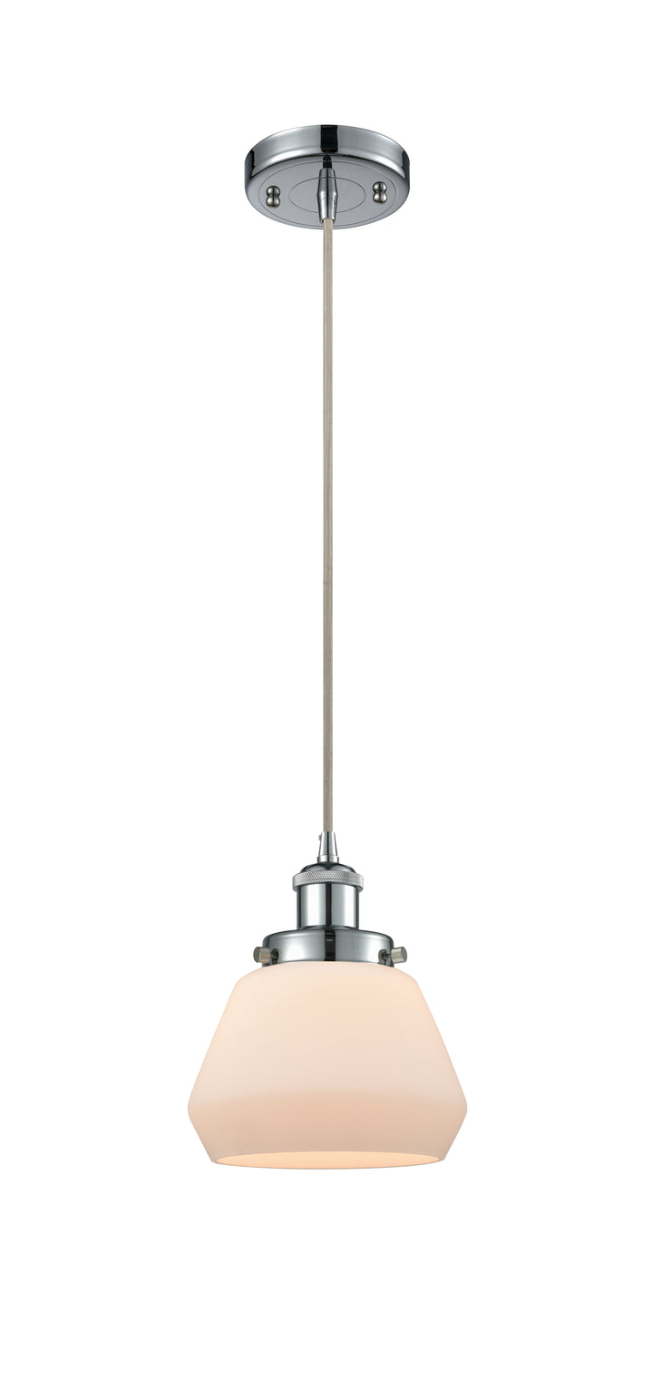 Innovations Lighting Fulton 6" Mini Pendant - Polished Chrome