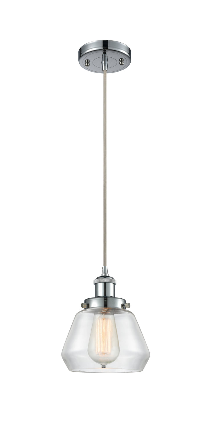 Innovations Lighting Fulton 6" Mini Pendant - Polished Chrome