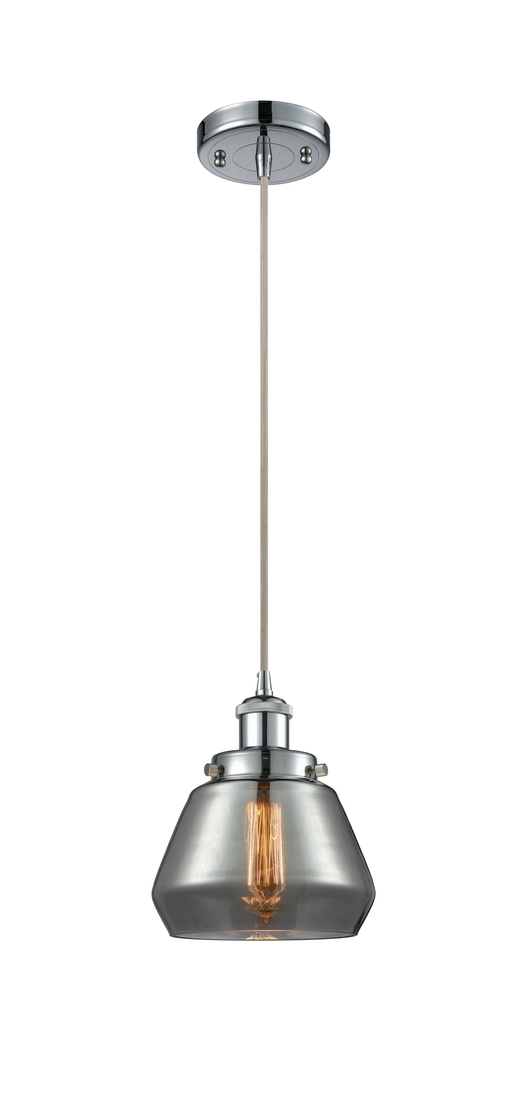 Innovations Lighting Fulton 6" Mini Pendant - Polished Chrome