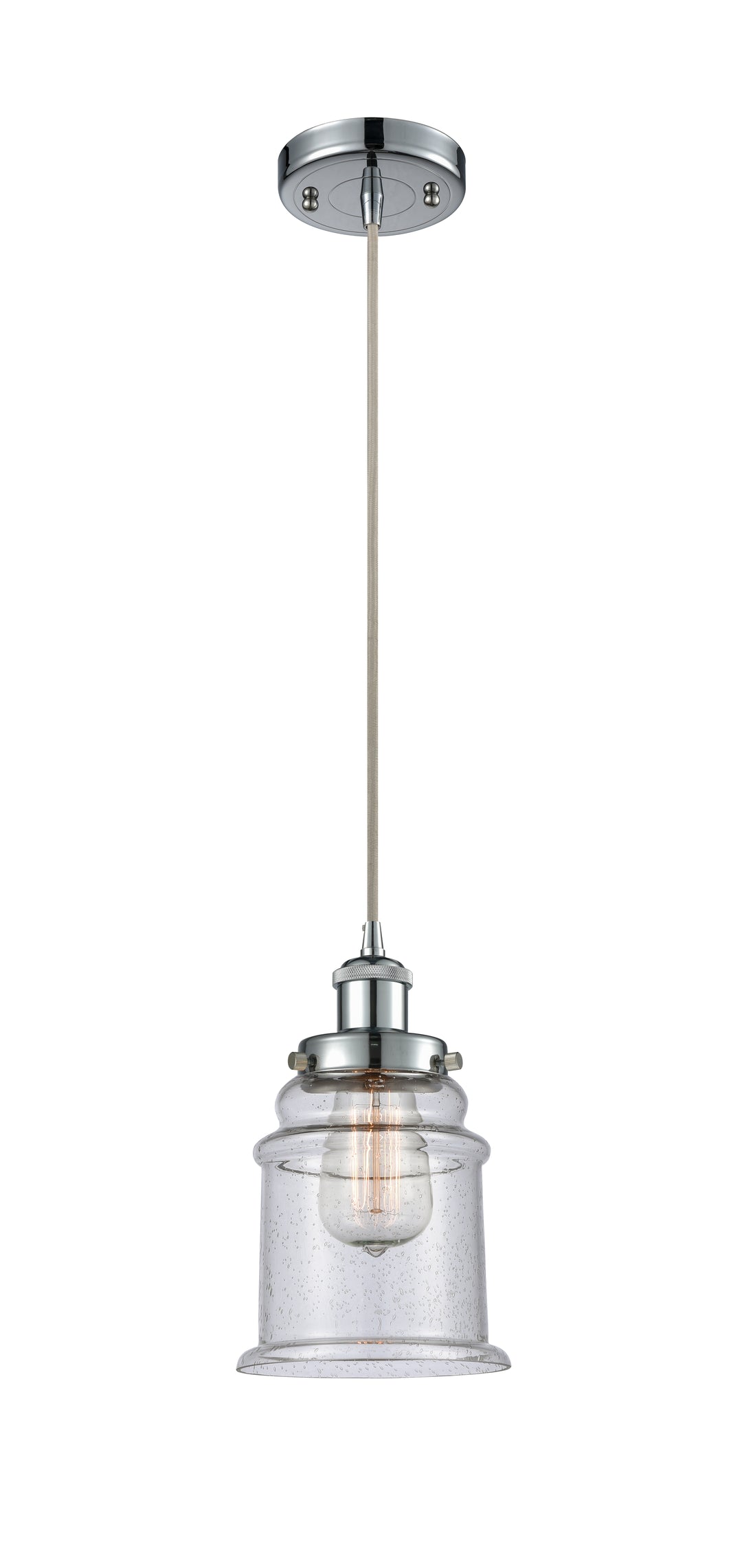 Innovations Lighting Canton 6" Mini Pendant - Polished Chrome Mini-Pendants Innovations Lighting   