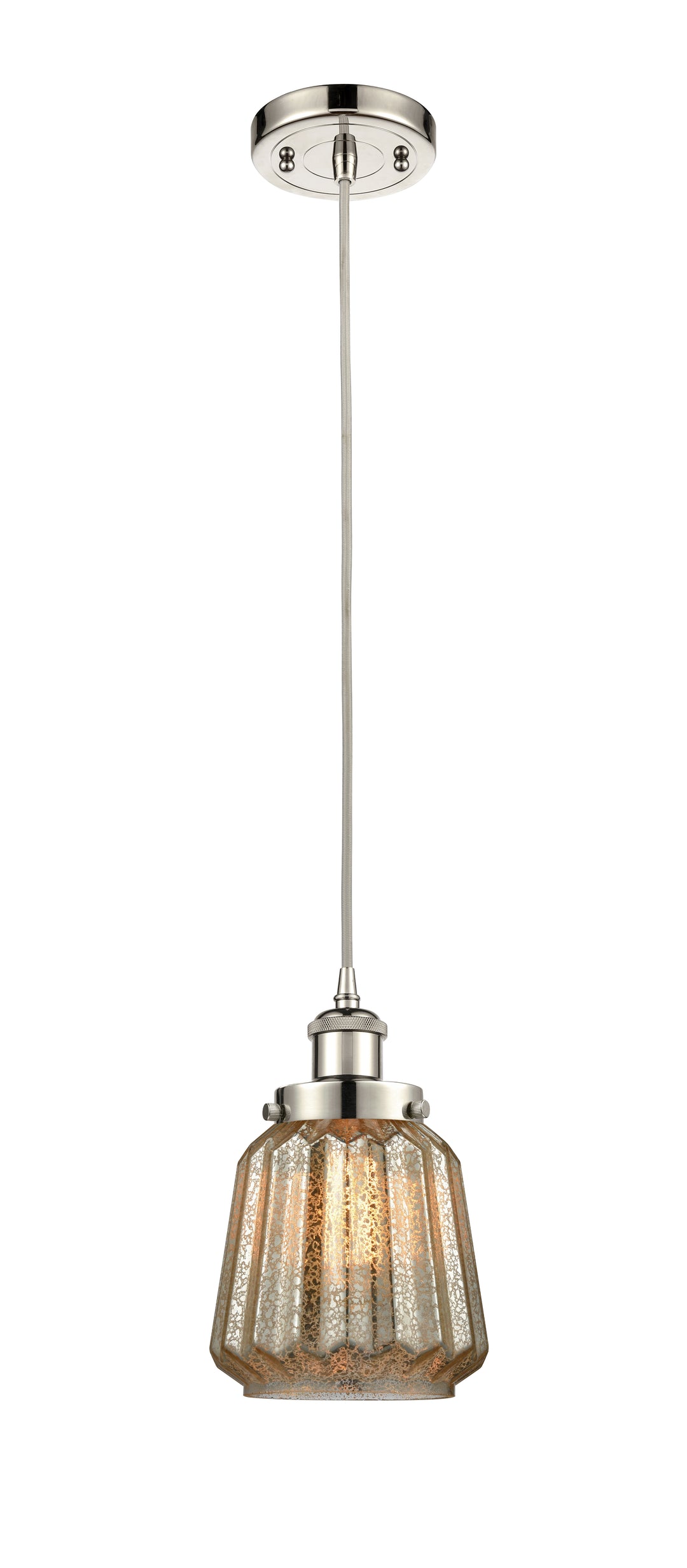 Innovations Lighting Chatham 6" Mini Pendant - Polished Nickel Mini-Pendants Innovations Lighting   