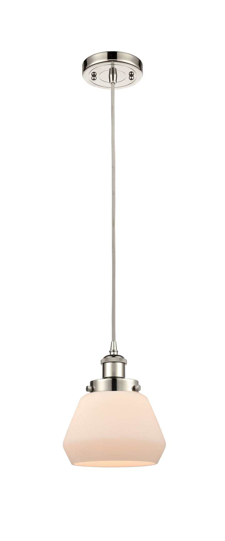 Innovations Lighting Fulton 6" Mini Pendant - Polished Nickel