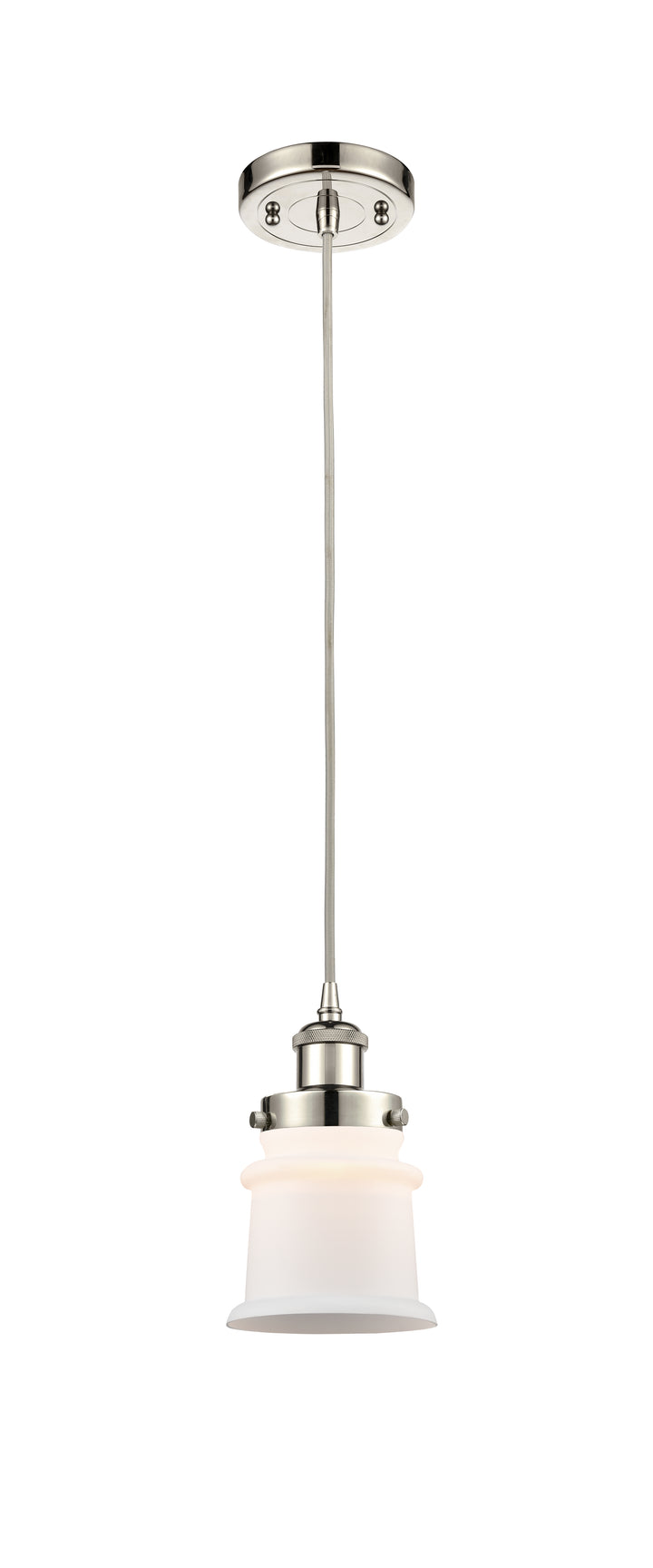 Innovations Lighting Canton 5" Mini Pendant - Polished Nickel Mini-Pendants Innovations Lighting   