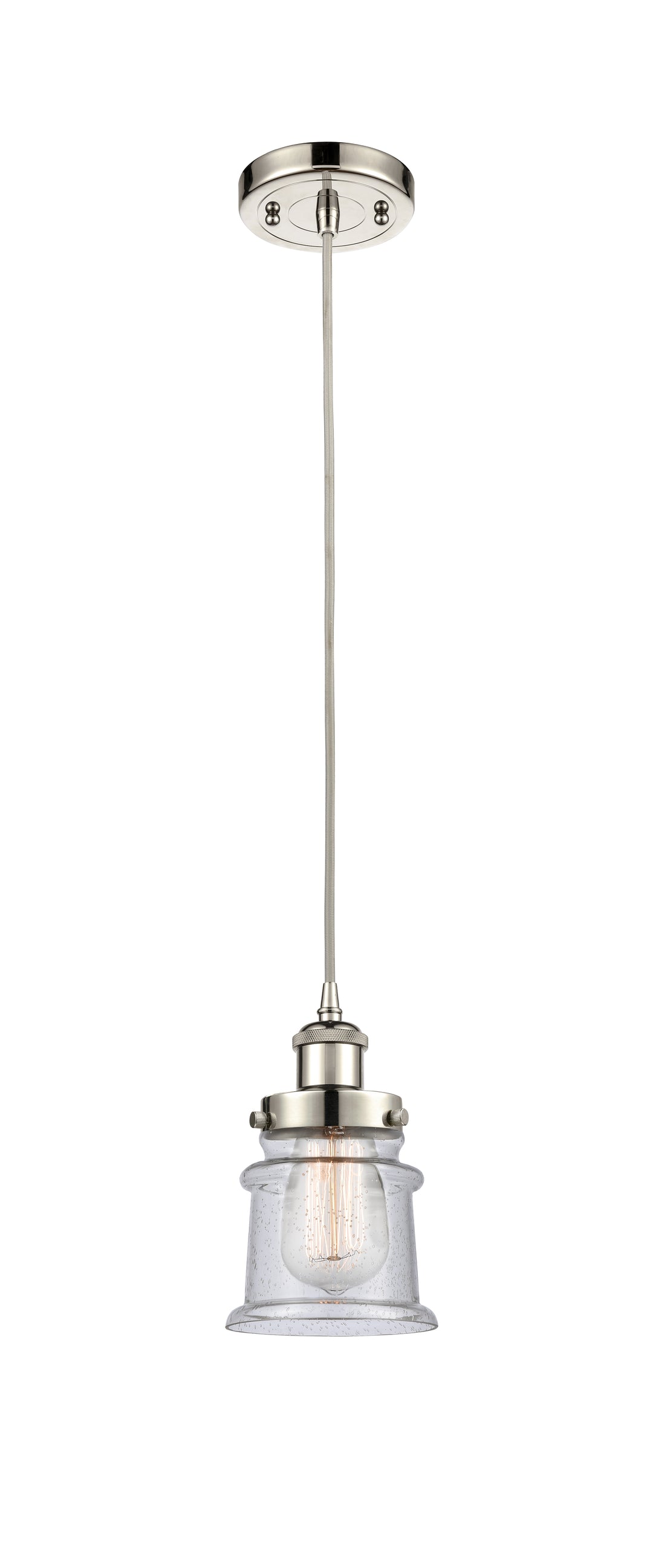 Innovations Lighting Canton 5" Mini Pendant - Polished Nickel Mini-Pendants Innovations Lighting   