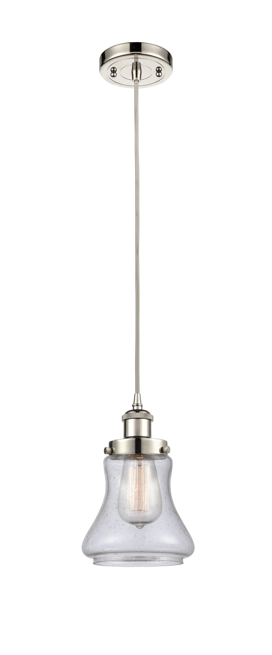 Innovations Lighting Bellmont 6" Mini Pendant - Polished Nickel Mini-Pendants Innovations Lighting   