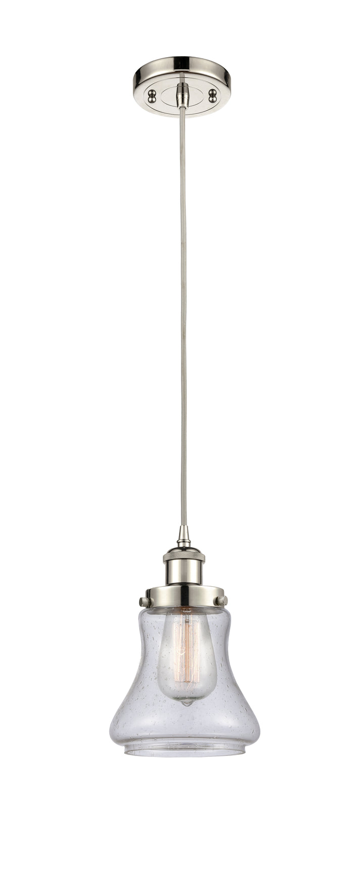 Innovations Lighting Bellmont 6" Mini Pendant - Polished Nickel Mini-Pendants Innovations Lighting   