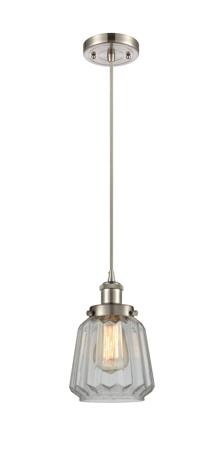 Innovations Lighting Chatham 6" Mini Pendant - Brushed Satin Nickel Mini-Pendants Innovations Lighting   