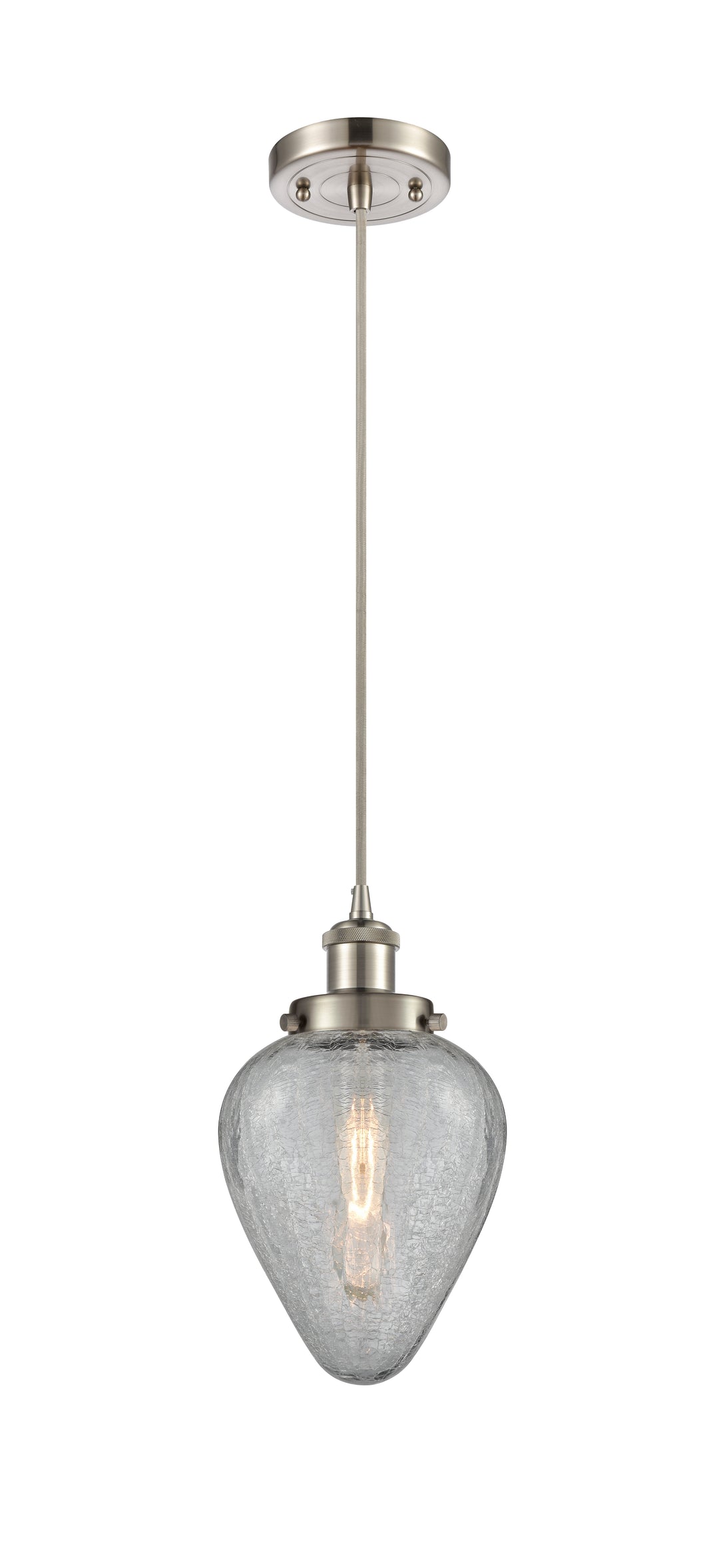 Innovations Lighting Geneseo 6" Mini Pendant - Brushed Satin Nickel