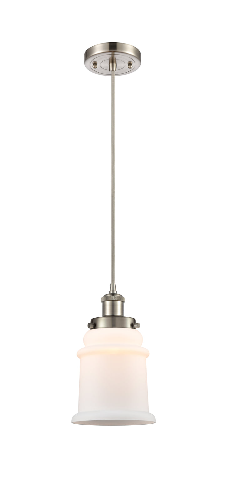 Innovations Lighting Canton 6" Mini Pendant - Brushed Satin Nickel Mini-Pendants Innovations Lighting   