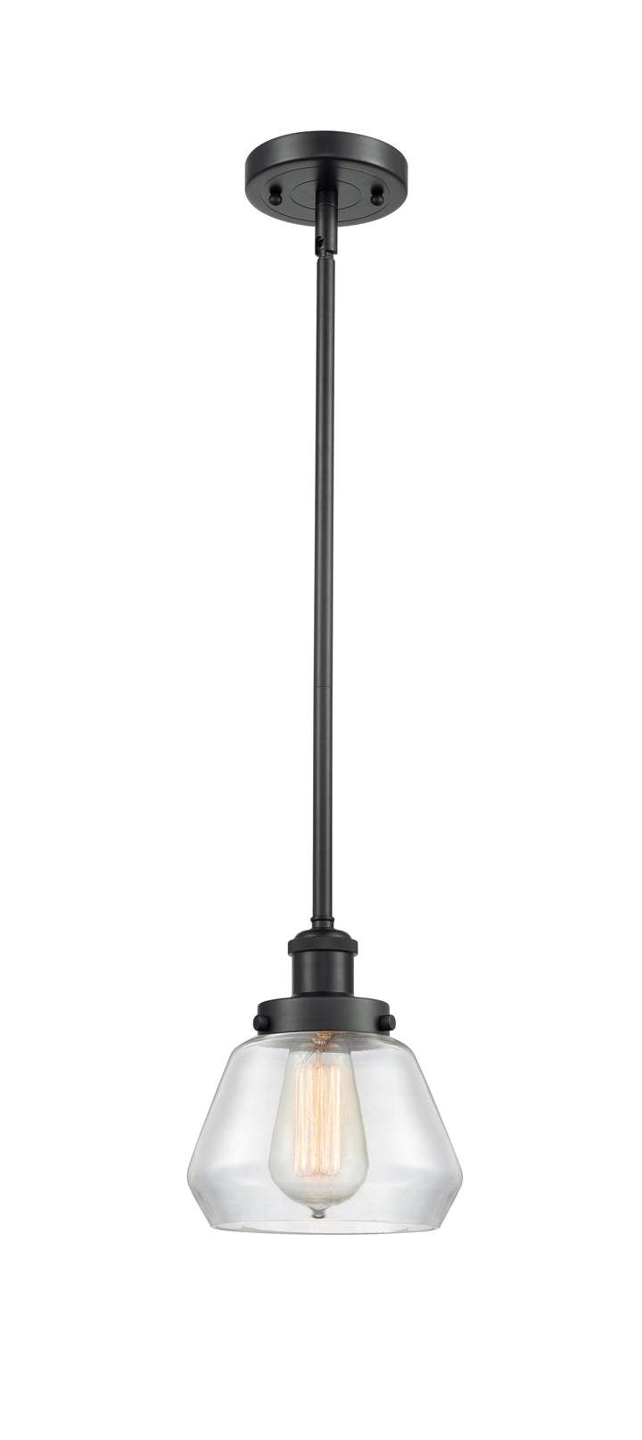 Innovations Lighting Fulton 6" Mini Pendant - Matte Black