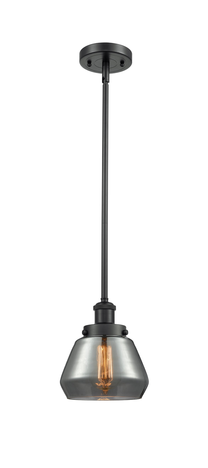 Innovations Lighting Fulton 6" Mini Pendant - Matte Black