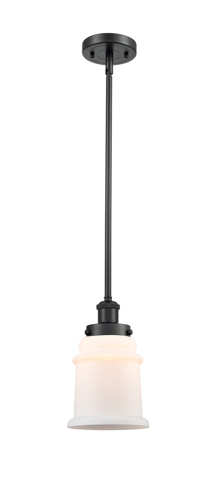 Innovations Lighting Canton 6" Mini Pendant - Matte Black Mini-Pendants Innovations Lighting Matte White ; Glass Type: Frosted  