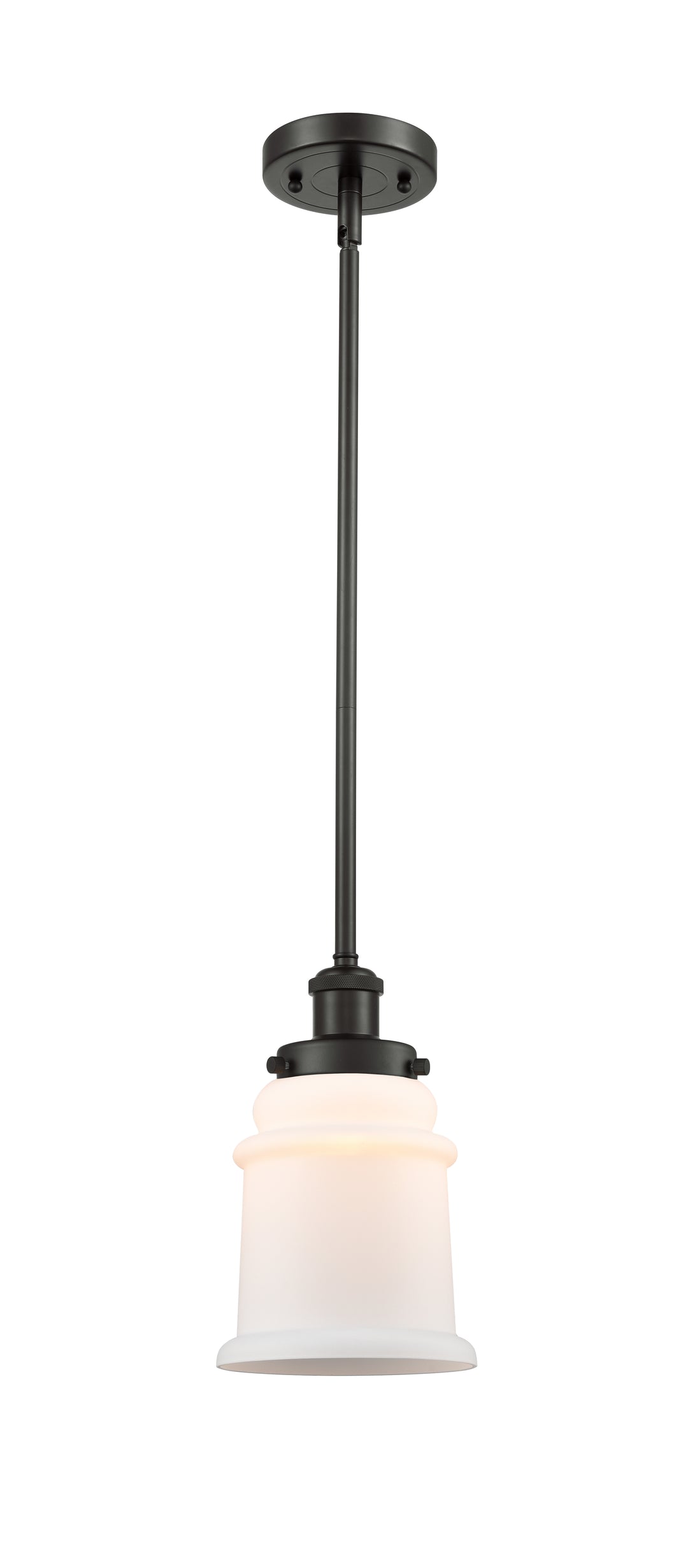 Innovations Lighting Canton 6" Mini Pendant - Oil Rubbed Bronze Mini-Pendants Innovations Lighting Matte White ; Glass Type: Frosted  