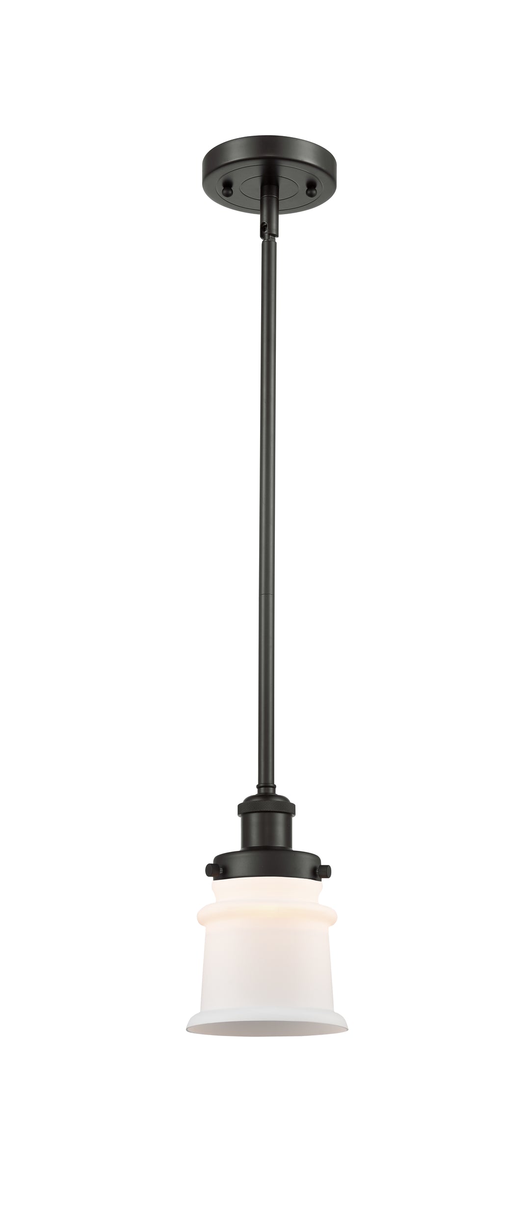 Innovations Lighting Canton 5" Mini Pendant - Oil Rubbed Bronze Mini-Pendants Innovations Lighting Matte White ; Glass Type: Frosted  