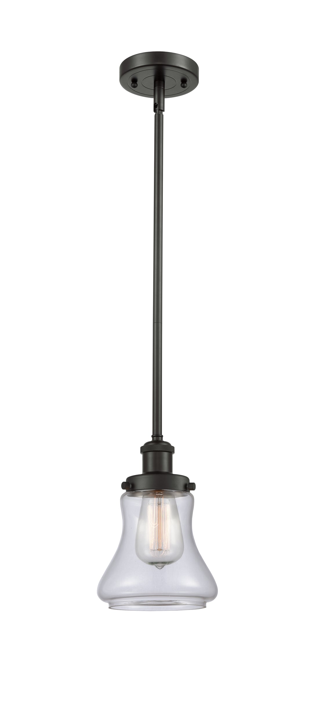 Innovations Lighting Bellmont 6" Mini Pendant - Oil Rubbed Bronze Mini-Pendants Innovations Lighting Clear ; Glass Type: Transparent  