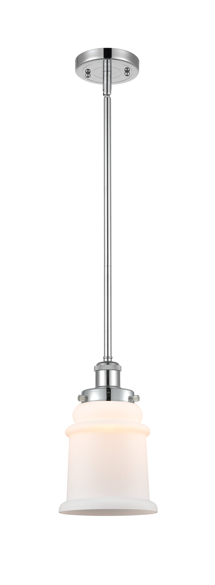 Innovations Lighting Canton 6" Mini Pendant - Polished Chrome Mini-Pendants Innovations Lighting Matte White ; Glass Type: Frosted  