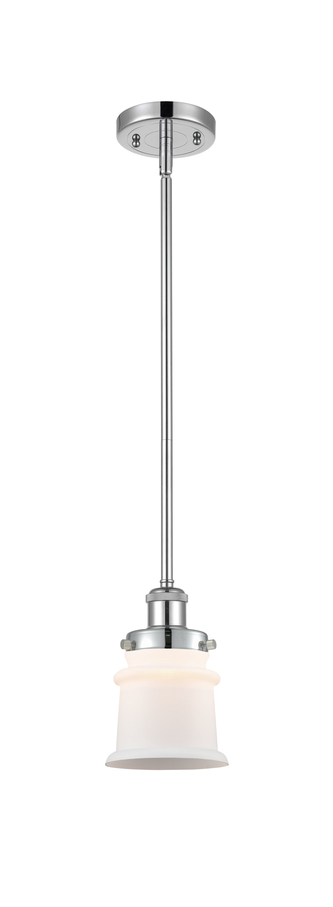 Innovations Lighting Canton 5" Mini Pendant - Polished Chrome Mini-Pendants Innovations Lighting Matte White ; Glass Type: Frosted  