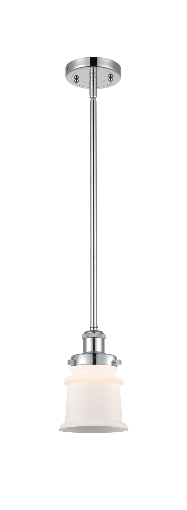 Innovations Lighting Canton 5" Mini Pendant - Polished Chrome Mini-Pendants Innovations Lighting Matte White ; Glass Type: Frosted  