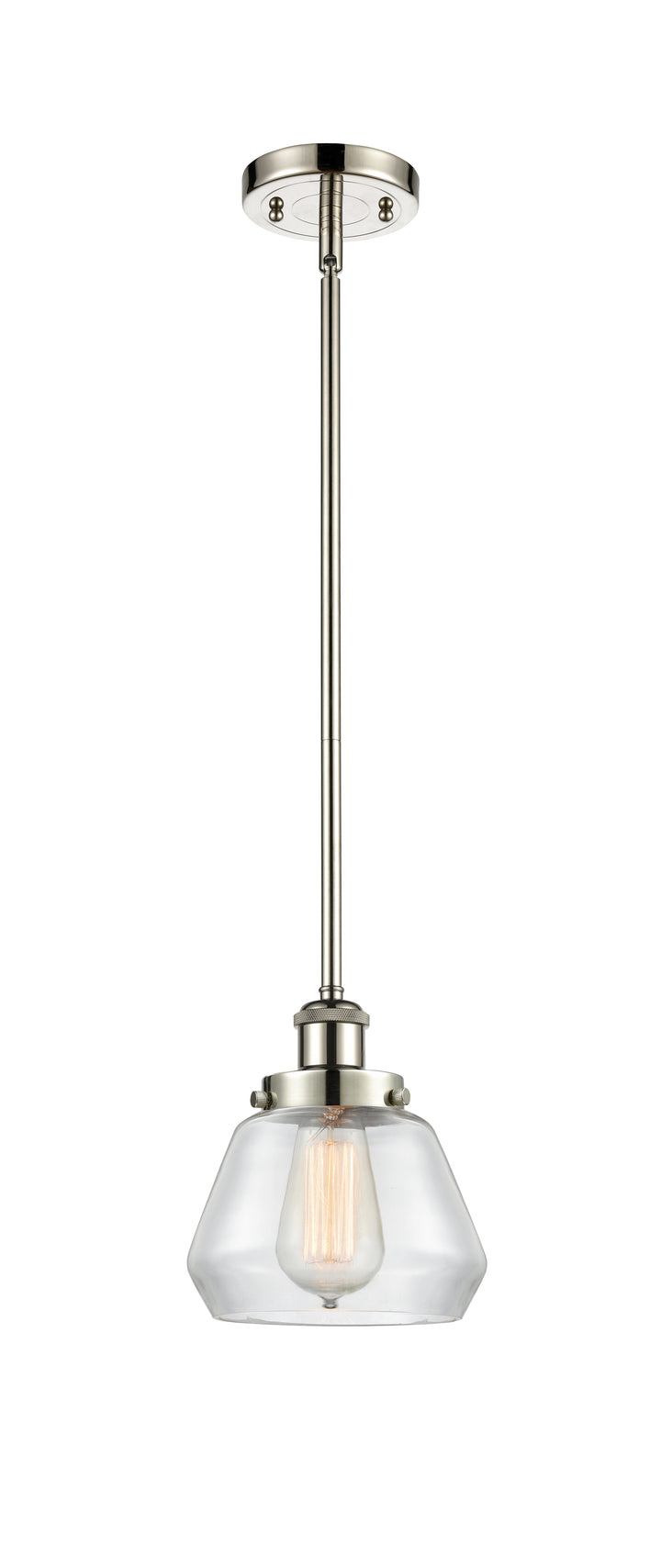 Innovations Lighting Fulton 6" Mini Pendant - Polished Nickel