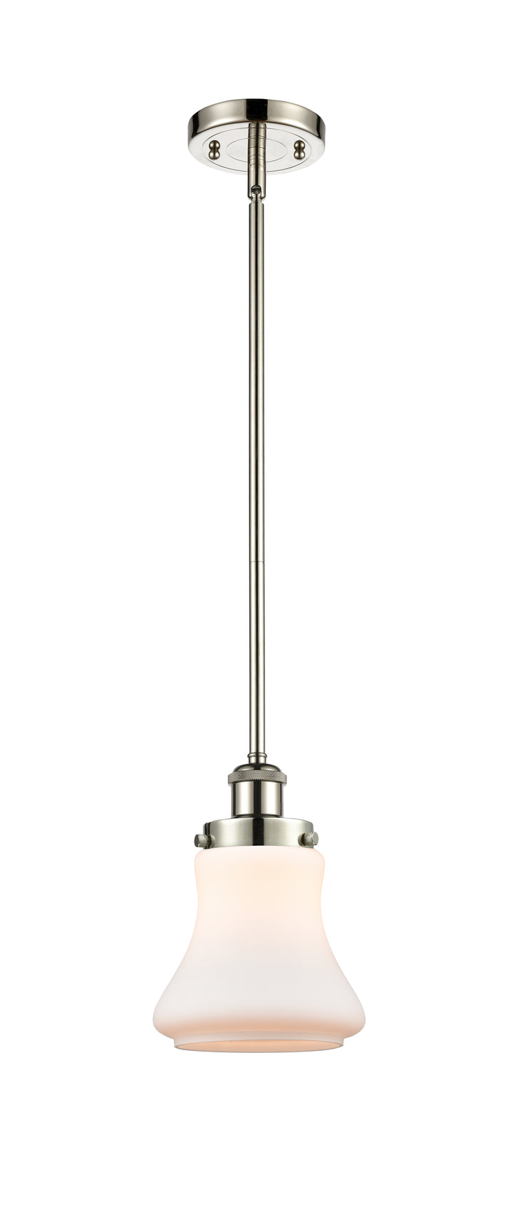 Innovations Lighting Bellmont 6" Mini Pendant - Polished Nickel Mini-Pendants Innovations Lighting Matte White ; Glass Type: Frosted  