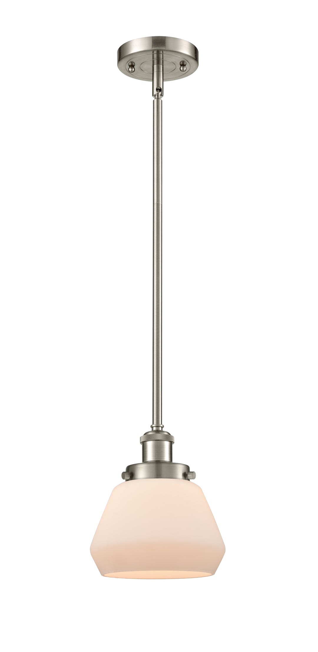 Innovations Lighting Fulton 6" Mini Pendant - Brushed Satin Nickel