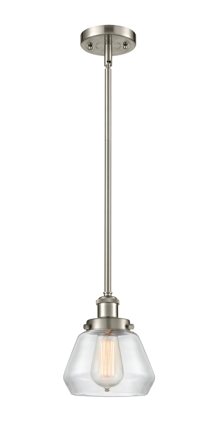 Innovations Lighting Fulton 6" Mini Pendant - Brushed Satin Nickel