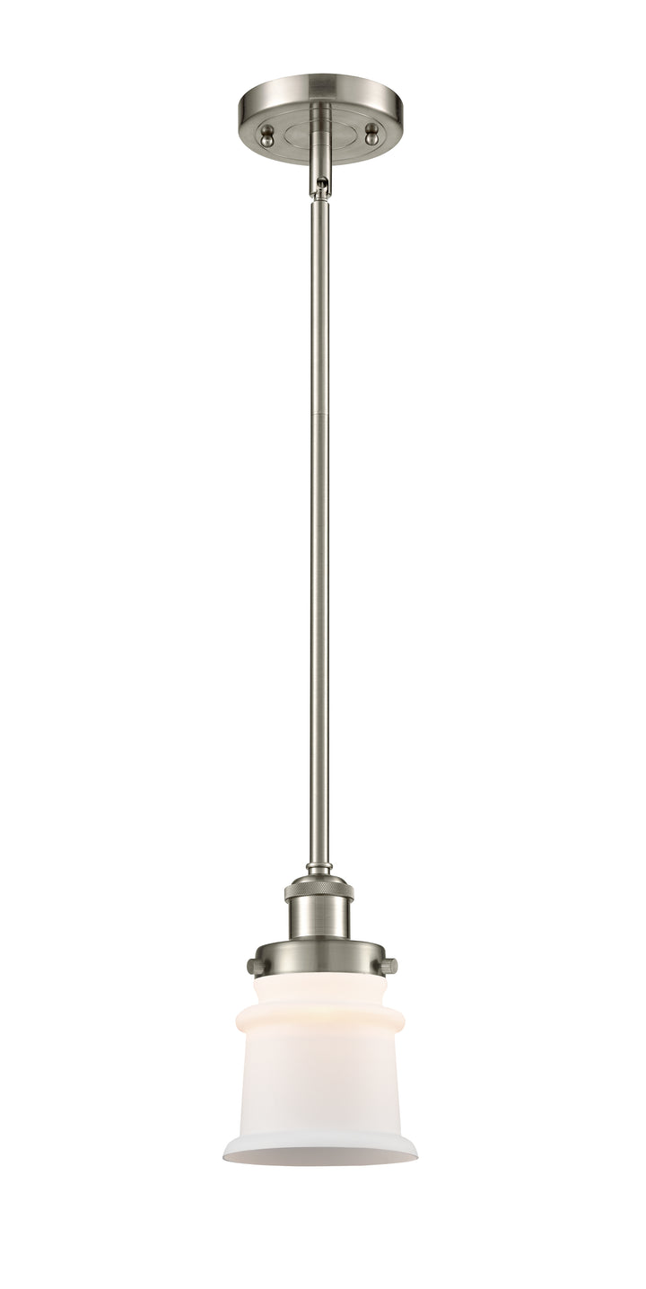 Innovations Lighting Canton 5" Mini Pendant - Brushed Satin Nickel Mini-Pendants Innovations Lighting Matte White ; Glass Type: Frosted  