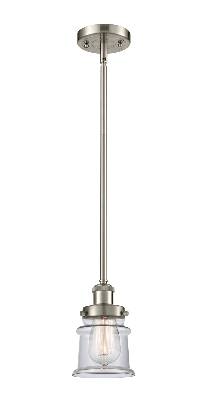 Innovations Lighting Canton 5" Mini Pendant - Brushed Satin Nickel Mini-Pendants Innovations Lighting Clear ; Glass Type: Transparent  