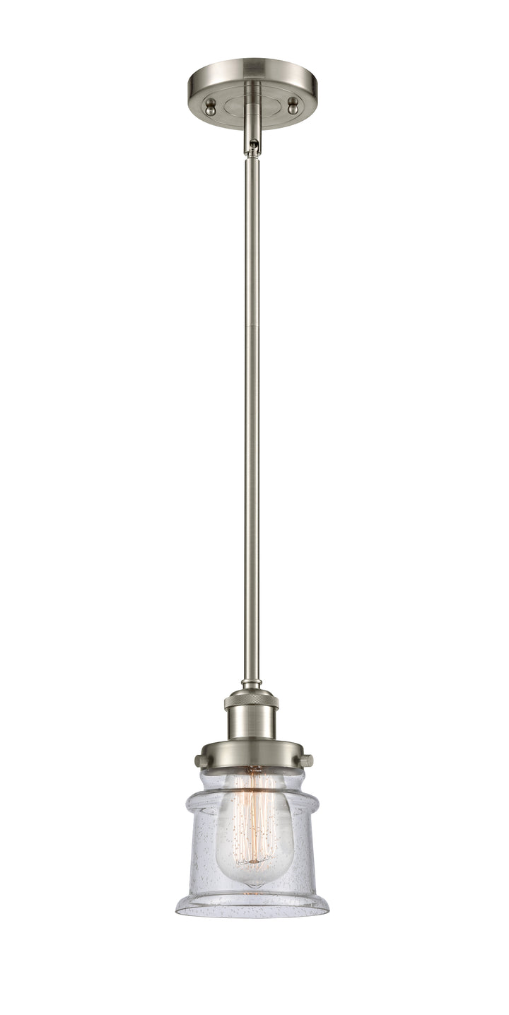 Innovations Lighting Canton 5" Mini Pendant - Brushed Satin Nickel Mini-Pendants Innovations Lighting Seedy ; Glass Type: Seedy  