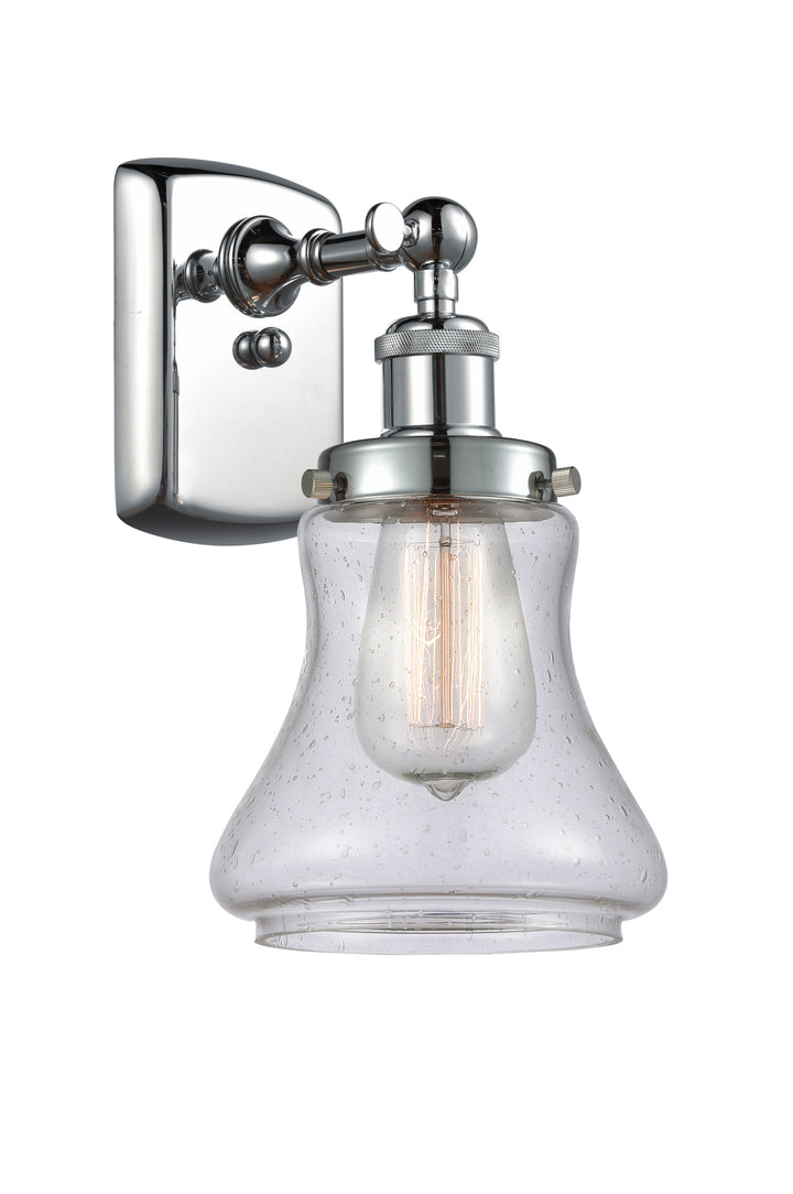 Innovations Lighting Bellmont 6" Sconce - Polished Chrome Wall Sconces Innovations Lighting Seedy ; Glass Type: Seedy  