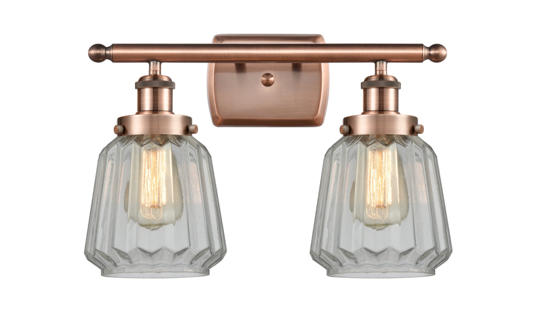 Innovations Lighting Chatham 6" Bath Vanity Light - Antique Copper Vanity Lights Innovations Lighting   