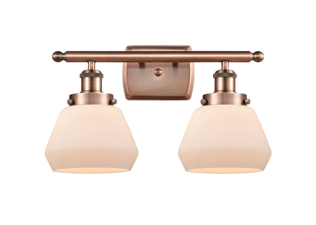 Innovations Lighting Fulton 6" Bath Vanity Light - Antique Copper