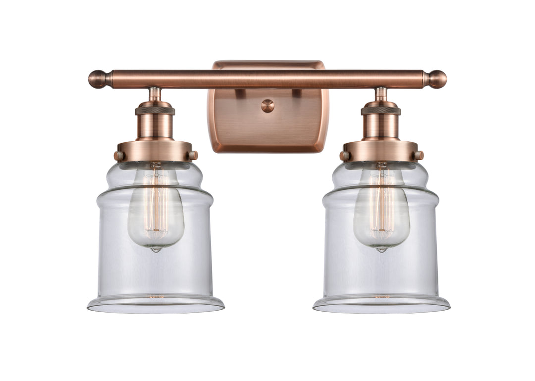 Innovations Lighting Canton 6" Bath Vanity Light - Antique Copper Vanity Lights Innovations Lighting   