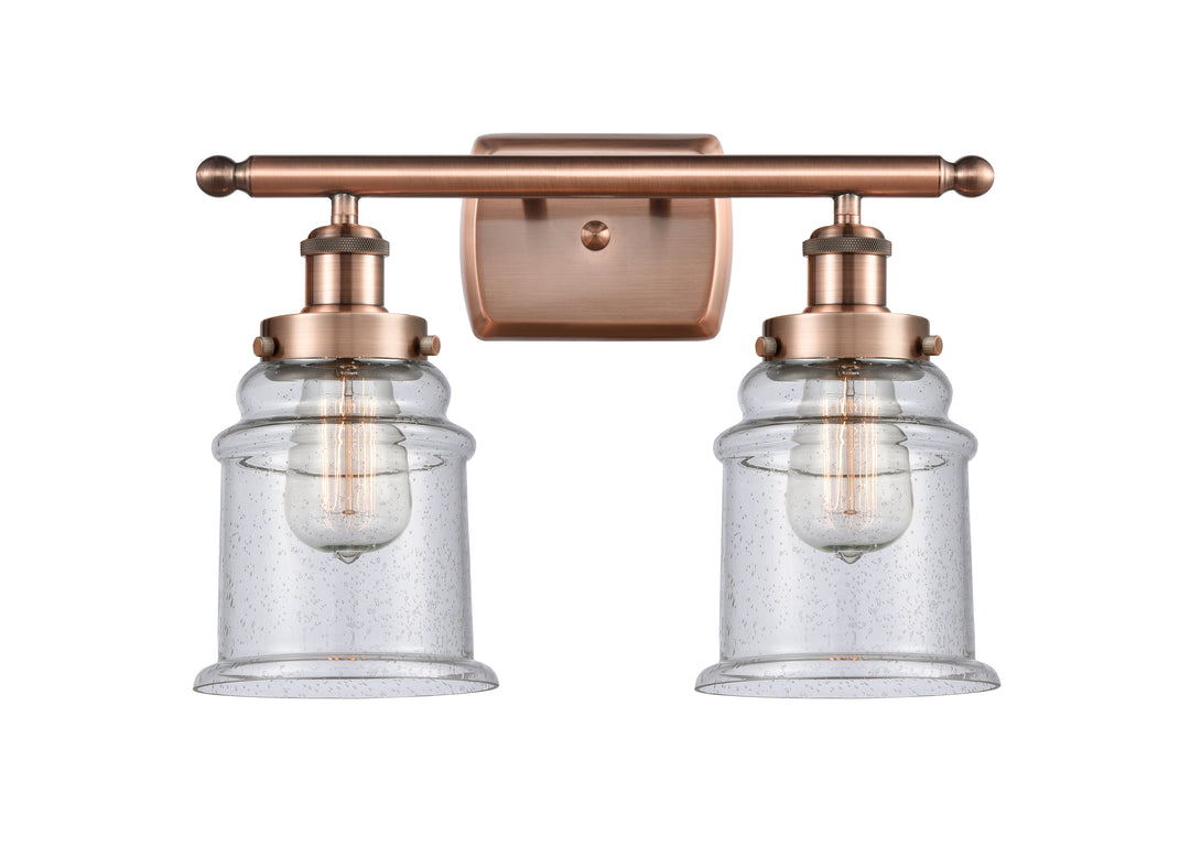 Innovations Lighting Canton 6" Bath Vanity Light - Antique Copper Vanity Lights Innovations Lighting   