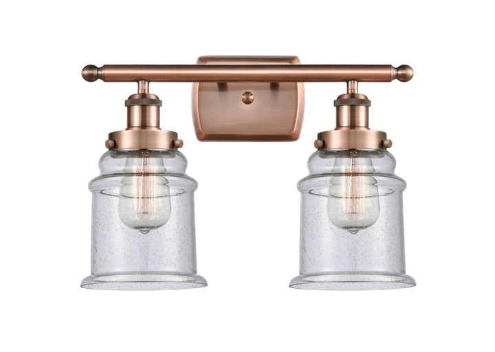 Innovations Lighting Canton 6" Bath Vanity Light - Antique Copper Vanity Lights Innovations Lighting   