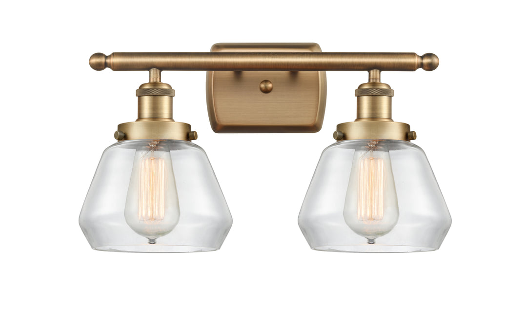 Innovations Lighting Fulton 6" Bath Vanity Light - Brushed Brass