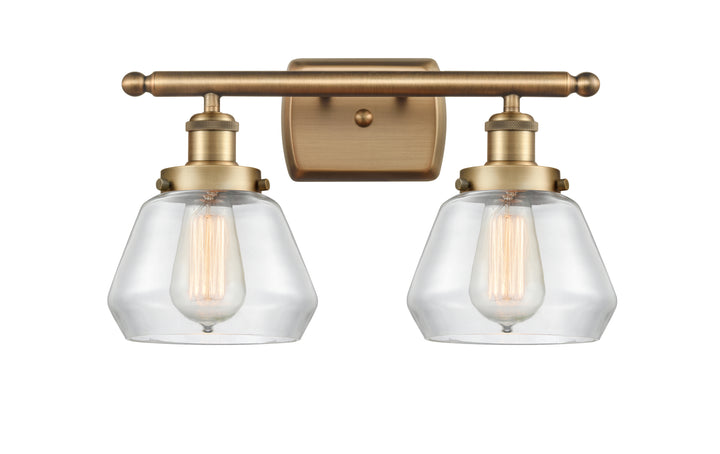 Innovations Lighting Fulton 6" Bath Vanity Light - Brushed Brass Vanity Lights Innovations Lighting   