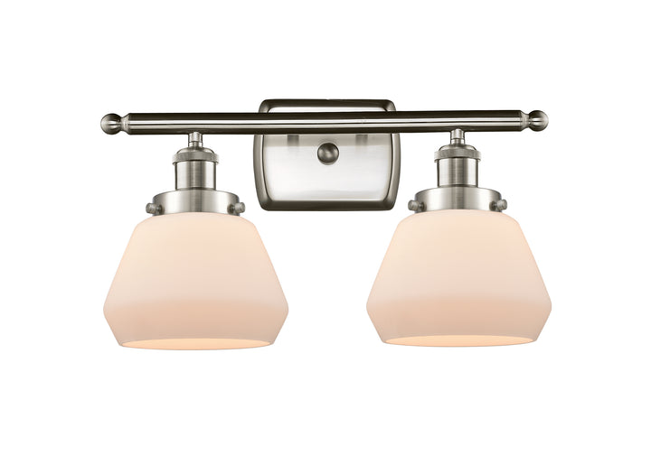 Innovations Lighting Fulton 6" Bath Vanity Light - Brushed Satin Nickel Vanity Lights Innovations Lighting   