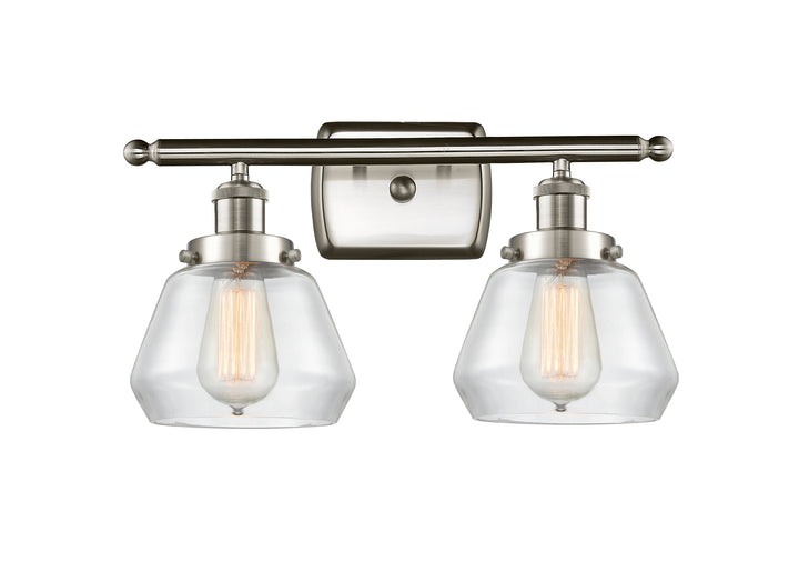 Innovations Lighting Fulton 6" Bath Vanity Light - Brushed Satin Nickel Vanity Lights Innovations Lighting   