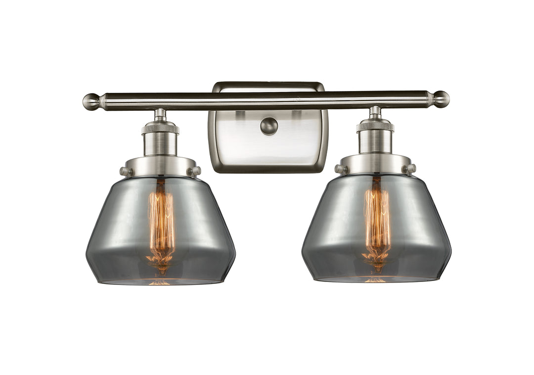 Innovations Lighting Fulton 6" Bath Vanity Light - Brushed Satin Nickel Vanity Lights Innovations Lighting   