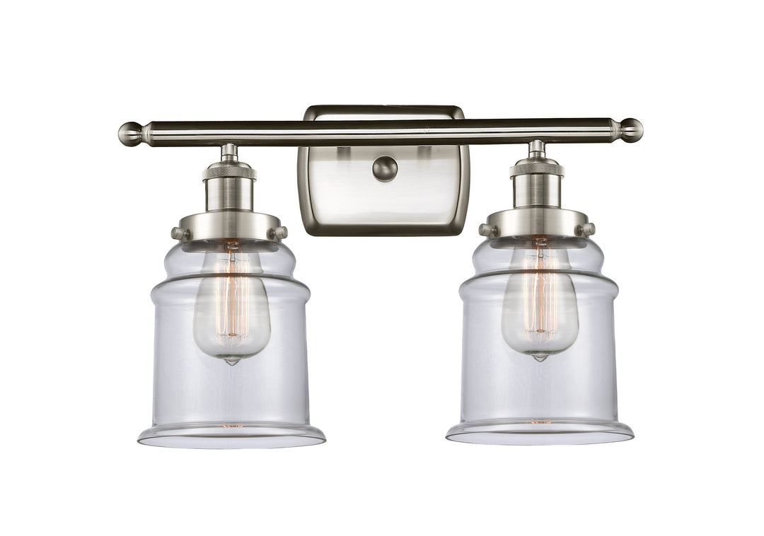 Innovations Lighting Canton 6" Bath Vanity Light - Brushed Satin Nickel Vanity Lights Innovations Lighting   